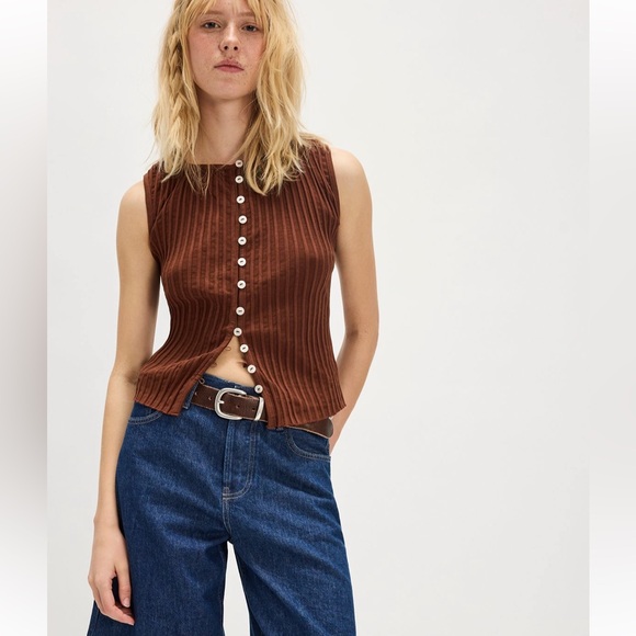 NWOT FREE PEOPLE TILLY VEST - Picture 1 of 4
